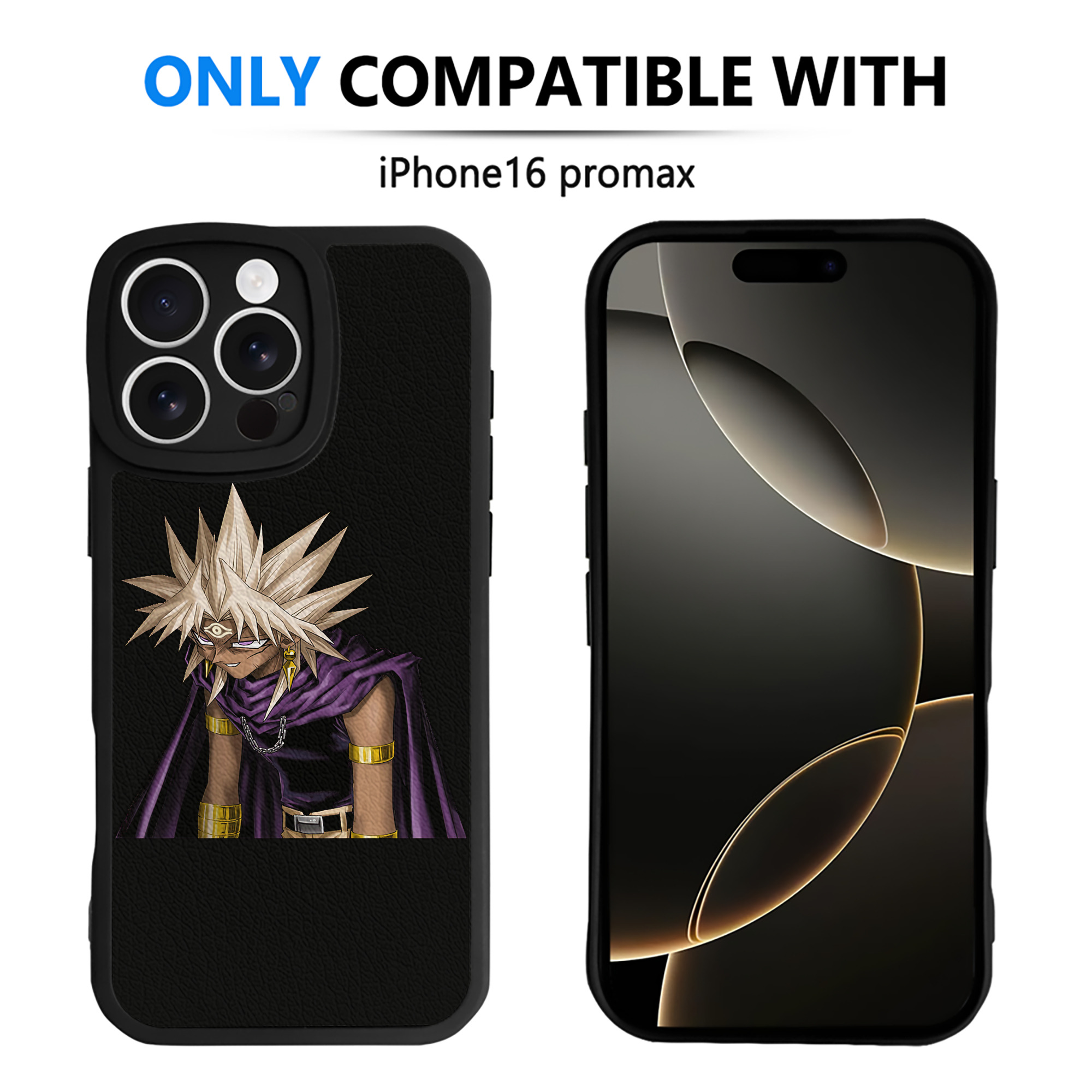 遊☆戯☆王 Yu-Gi-Oh! 【iPhone 16シリーズ対応】シリコンスマホケース（レザー調） 材質：シリコン